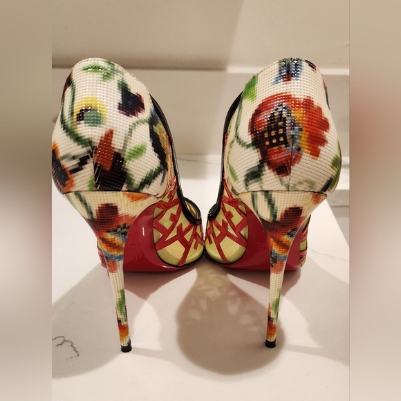 CHRISTIAN LOUBOUTIN Tititata 100mm Size 38 - Picture 11 of 12